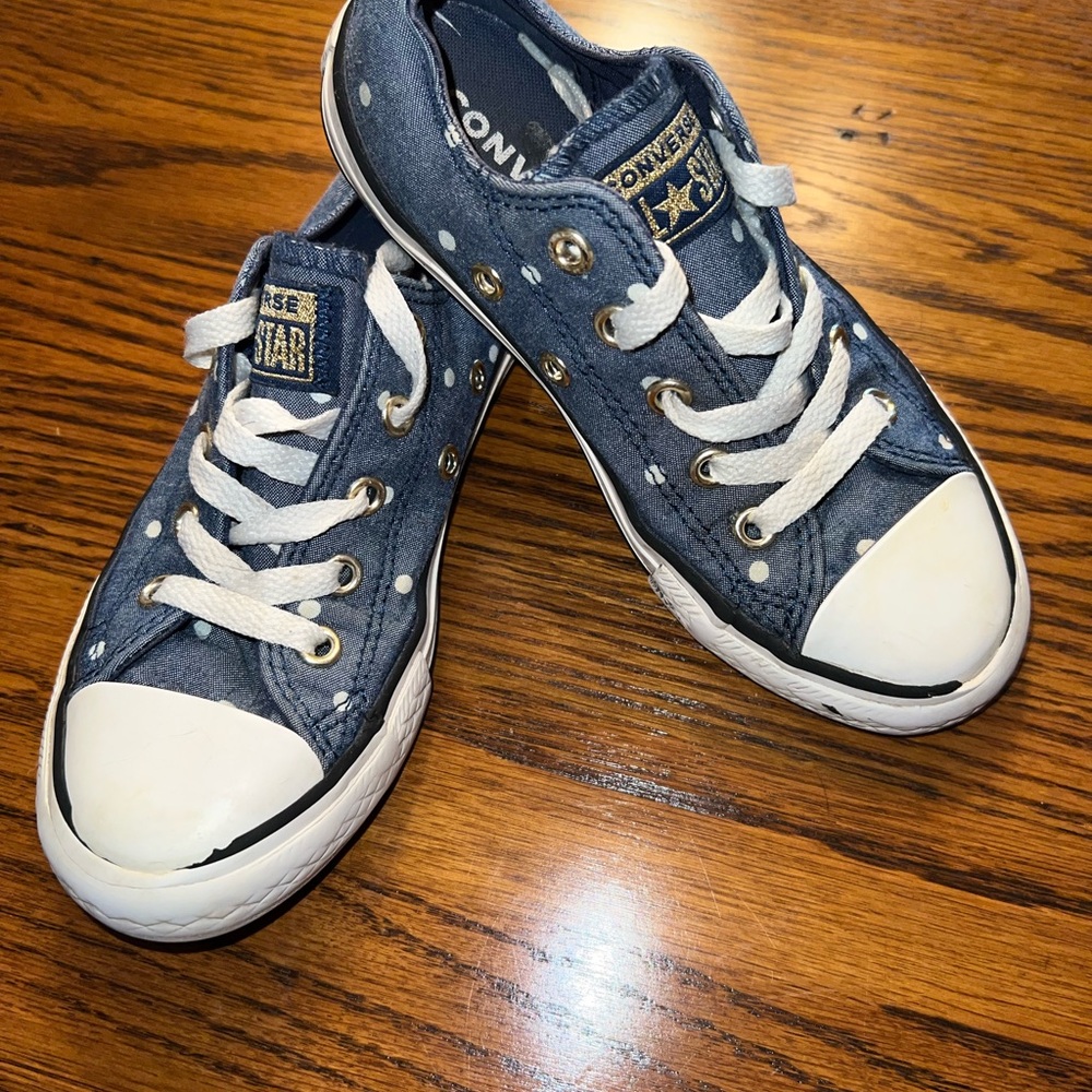 Converse Kids' Blue and White Sneakers